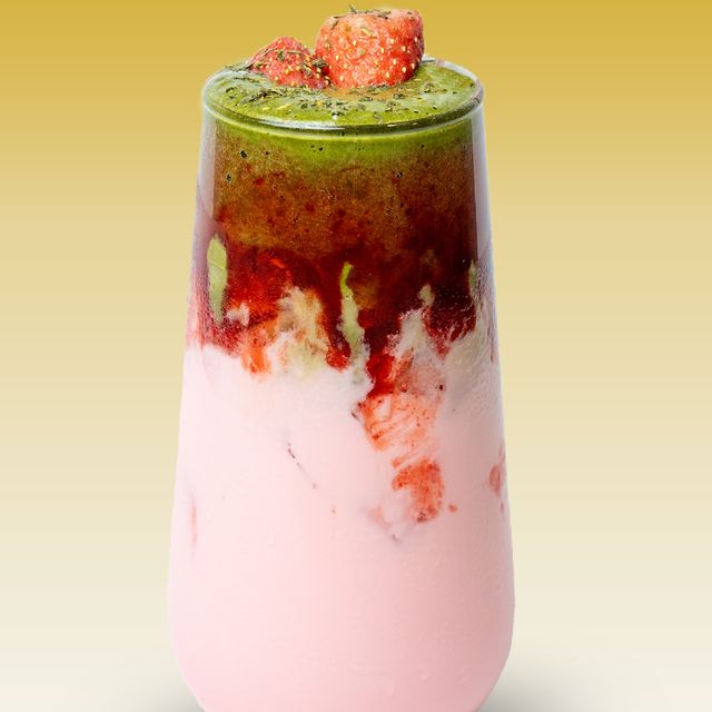 Strawberry Matcha Latte